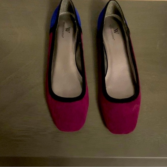 EUC Worthington Suede Flats, Size 10 - Picture 2 of 3